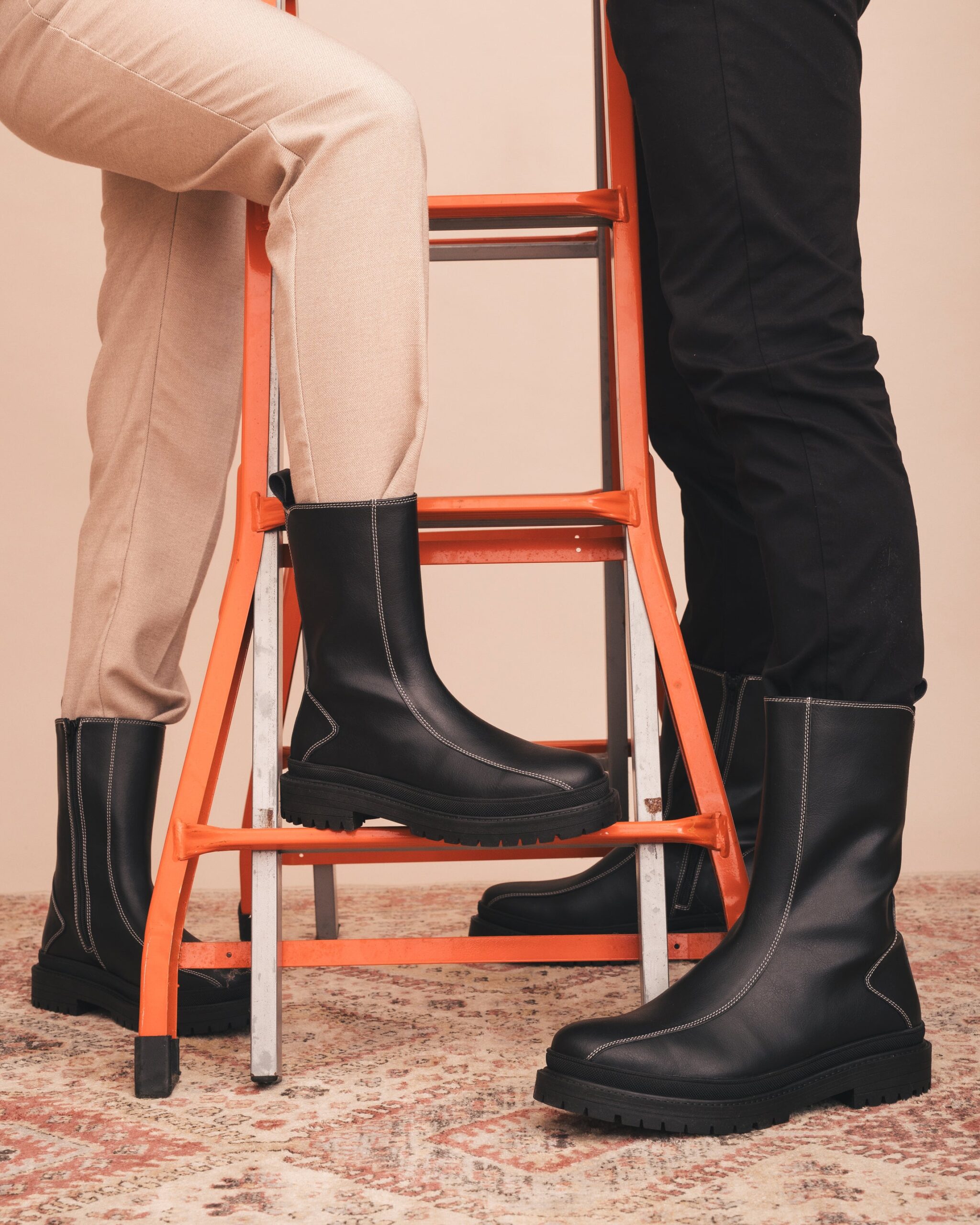 botte cuir vegan