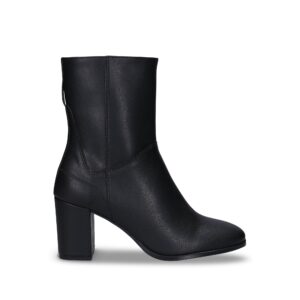 bottine cuir vegan talon