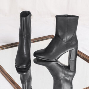 bottine cuir vegan
